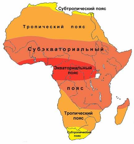 Экваториальный пояс африки