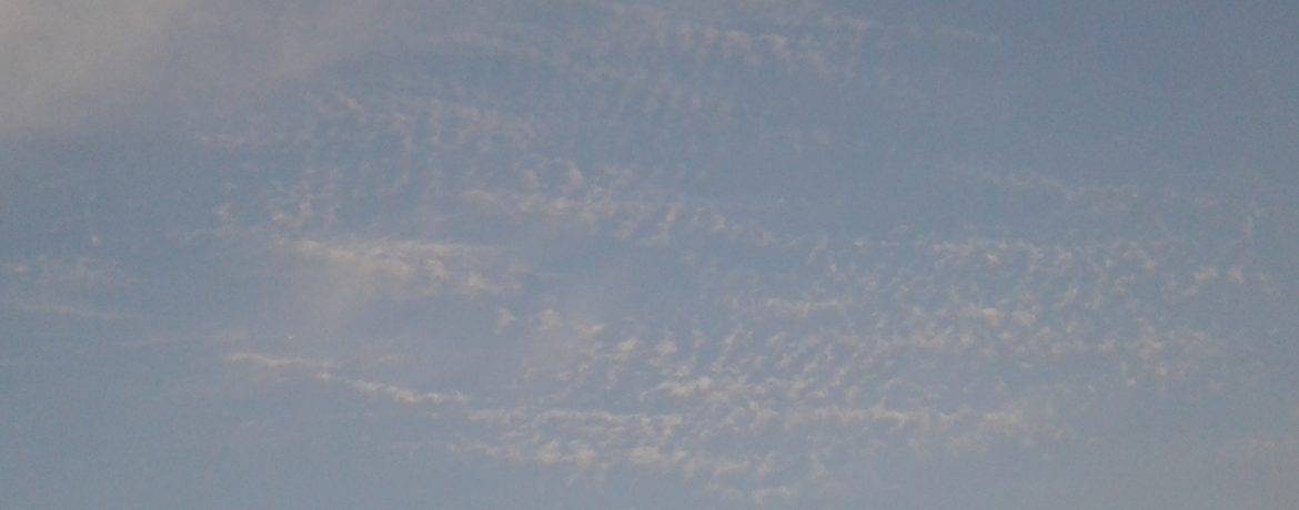 Перистые облака образуются на высоте