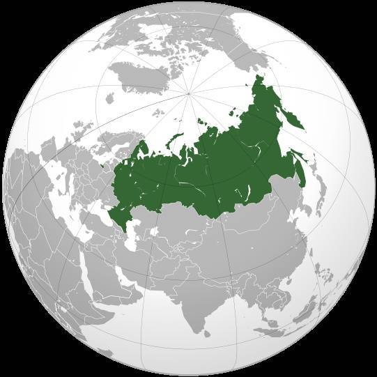 Расстояние между крайними точками россии