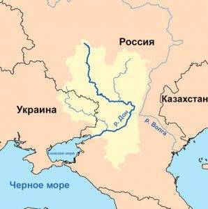 Карта российских рек