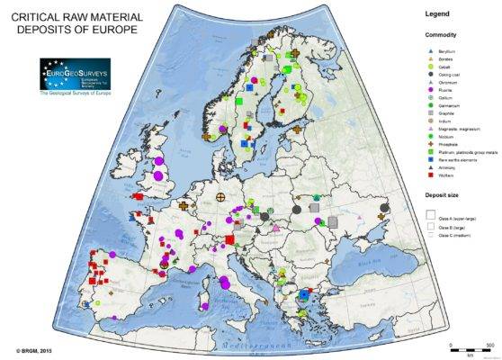 Минеральные ресурсы северной европы